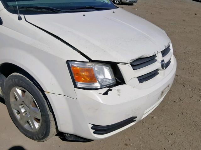 2D8HN44EX9R655076 - 2009 DODGE CARAVAN WHITE photo 9