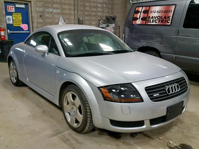 TRUWT28N421035804 - 2002 AUDI TT QUATTRO SILVER photo 1