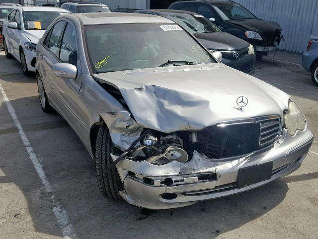 WDBRF40J84A587293 - 2004 MERCEDES-BENZ C 230K SPO SILVER photo 1