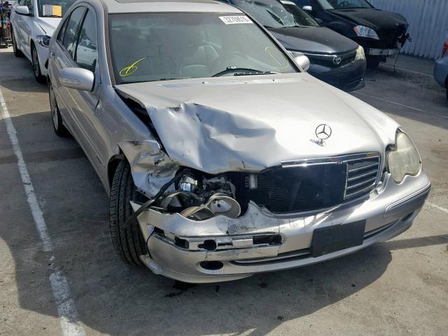 WDBRF40J84A587293 - 2004 MERCEDES-BENZ C 230K SPO SILVER photo 9