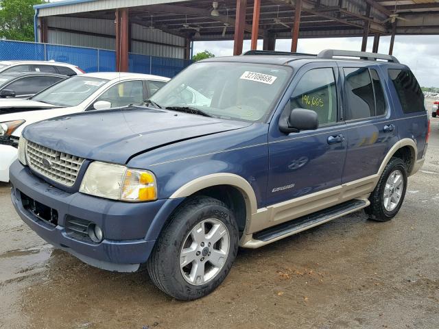 1FMZU64K65UA42579 - 2005 FORD EXPLORER E BLUE photo 2