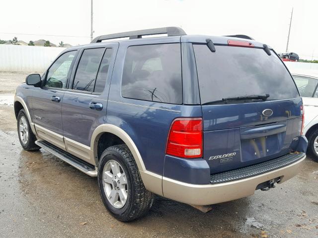 1FMZU64K65UA42579 - 2005 FORD EXPLORER E BLUE photo 3