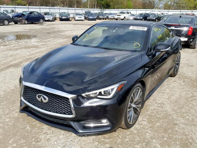 JN1EV7EK9JM340688 - 2018 INFINITI Q60 LUXE 3 BLACK photo 2