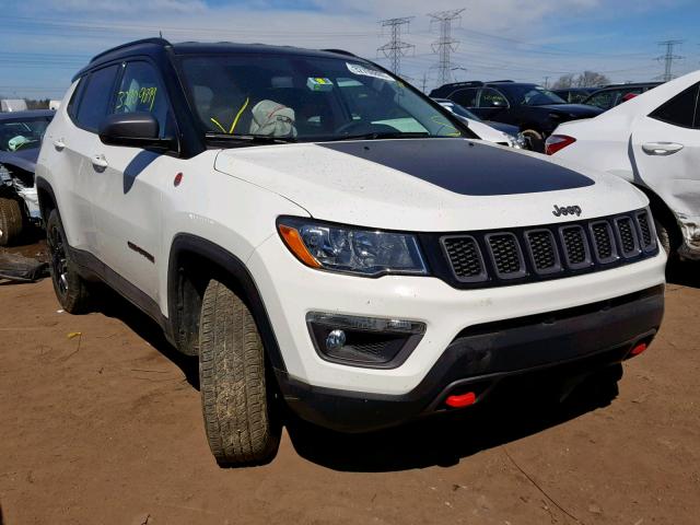 3C4NJDDB2KT618786 - 2019 JEEP COMPASS TR WHITE photo 1