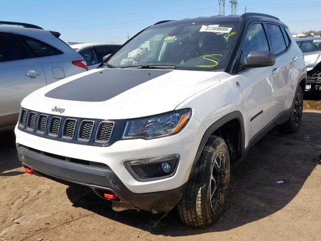 3C4NJDDB2KT618786 - 2019 JEEP COMPASS TR WHITE photo 2