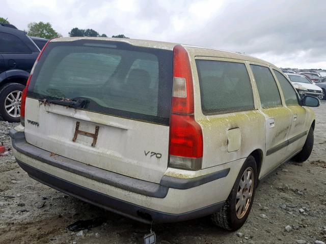 YV1SW61R012077586 - 2001 VOLVO V70 WHITE photo 4