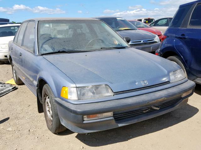 1HGED3545LA067362 - 1990 HONDA CIVIC DX BLUE photo 1