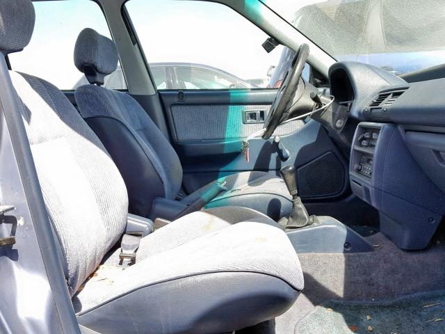 1HGED3545LA067362 - 1990 HONDA CIVIC DX BLUE photo 5