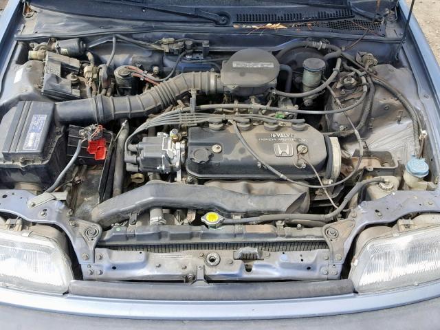 1HGED3545LA067362 - 1990 HONDA CIVIC DX BLUE photo 7