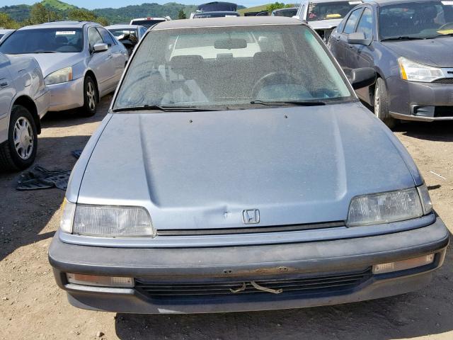 1HGED3545LA067362 - 1990 HONDA CIVIC DX BLUE photo 9