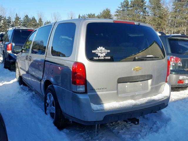 1GNDV03L45D202405 - 2005 CHEVROLET UPLANDER SILVER photo 3