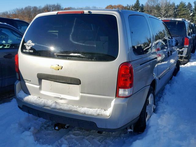 1GNDV03L45D202405 - 2005 CHEVROLET UPLANDER SILVER photo 4