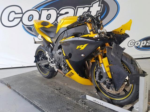 JYARN23E59A004608 - 2009 YAMAHA YZFR1 YELLOW photo 1