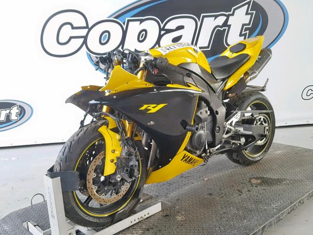 JYARN23E59A004608 - 2009 YAMAHA YZFR1 YELLOW photo 2