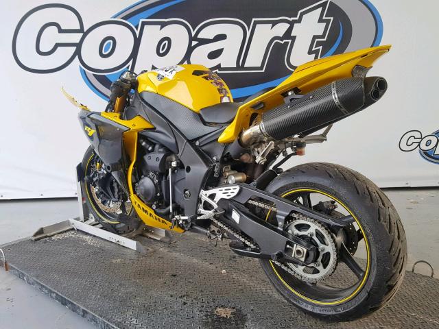 JYARN23E59A004608 - 2009 YAMAHA YZFR1 YELLOW photo 3