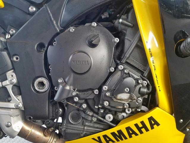 JYARN23E59A004608 - 2009 YAMAHA YZFR1 YELLOW photo 7