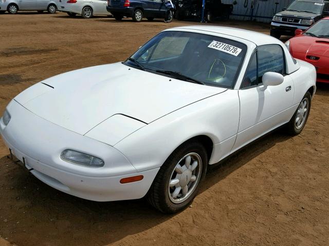 JM1NA3510N0307181 - 1992 MAZDA MX-5 MIATA WHITE photo 2