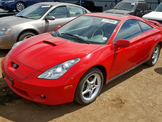 JTDDY38T920060002 - 2002 TOYOTA CELICA GT- RED photo 2