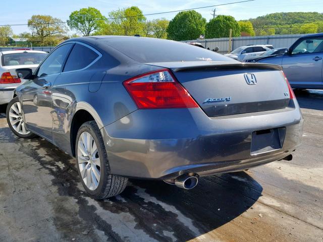 1HGCS22868A001568 - 2008 HONDA ACCORD EXL GRAY photo 3