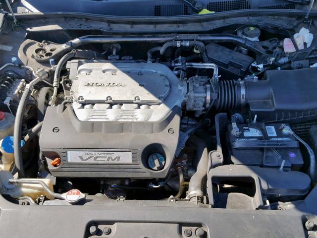 1HGCS22868A001568 - 2008 HONDA ACCORD EXL GRAY photo 7