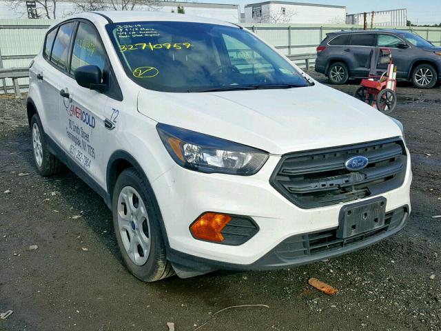 1FMCU0F76JUB29324 - 2018 FORD ESCAPE S WHITE photo 1