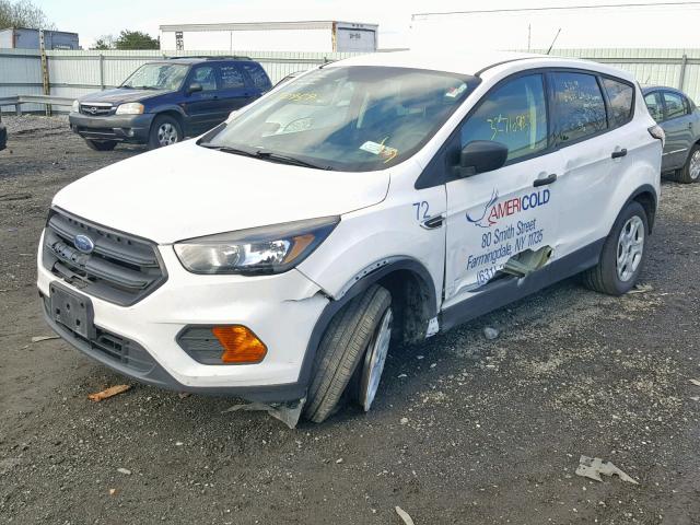 1FMCU0F76JUB29324 - 2018 FORD ESCAPE S WHITE photo 2