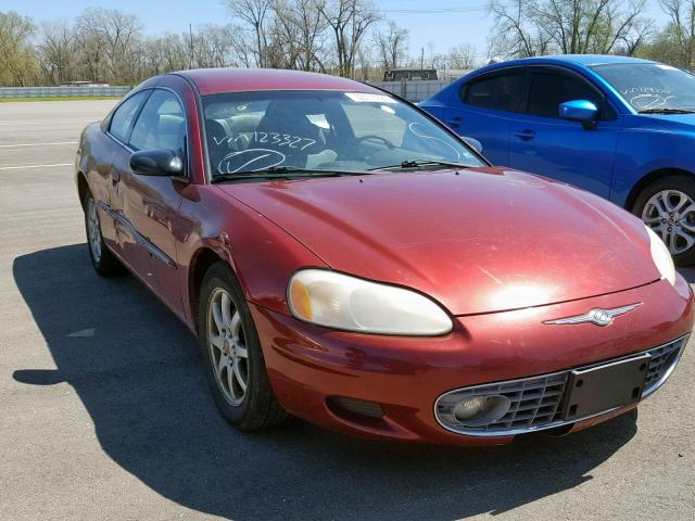 4C3AG42H52E123327 - 2002 CHRYSLER SEBRING LX RED photo 1