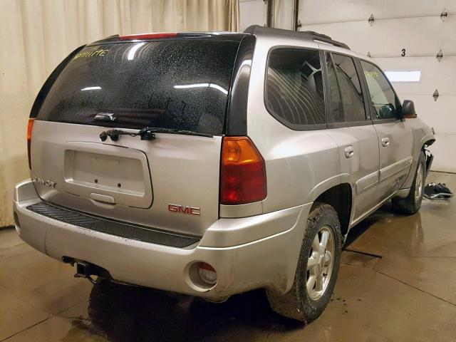 1GKDT13S942120549 - 2004 GMC ENVOY SILVER photo 4