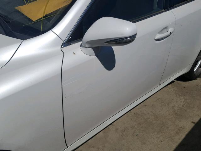 JTHBK262595090316 - 2009 LEXUS IS 250 WHITE photo 9