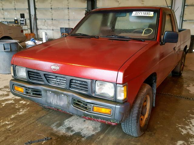 1N6SD16S7PC433235 - 1993 NISSAN TRUCK KING MAROON photo 2