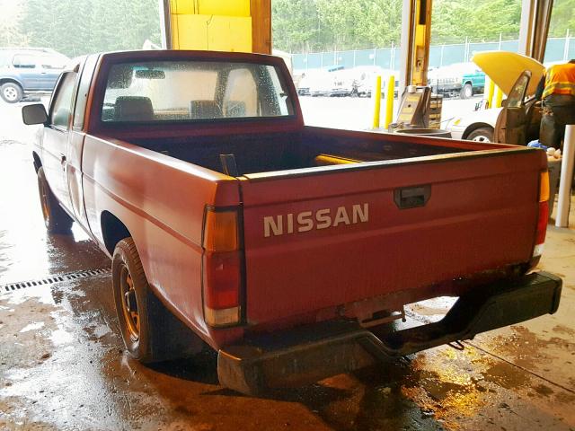 1N6SD16S7PC433235 - 1993 NISSAN TRUCK KING MAROON photo 3