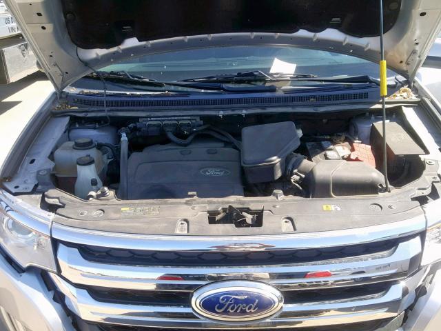 2FMDK3KC8DBC74101 - 2013 FORD EDGE LIMIT SILVER photo 7