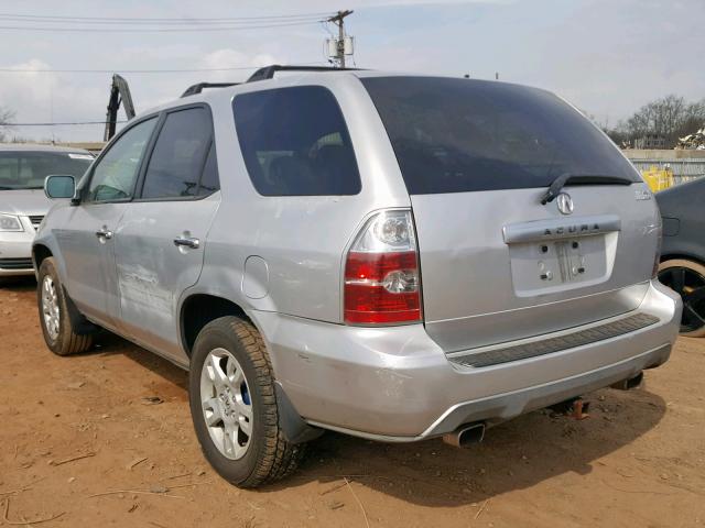 2HNYD18625H552943 - 2005 ACURA MDX TOURIN GRAY photo 3