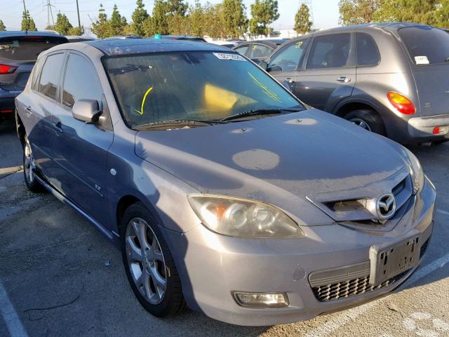 JM1BK344971605446 - 2007 MAZDA 3 HATCHBAC GRAY photo 1