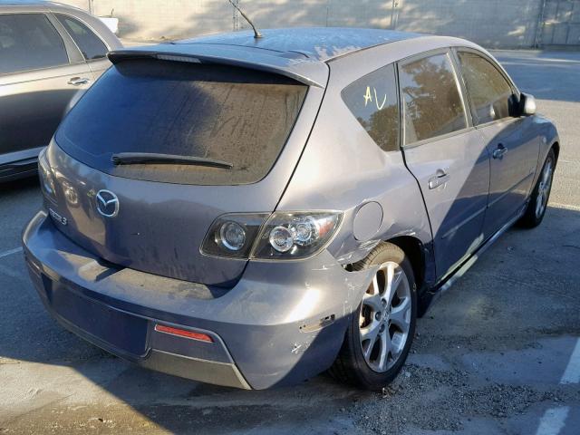 JM1BK344971605446 - 2007 MAZDA 3 HATCHBAC GRAY photo 4