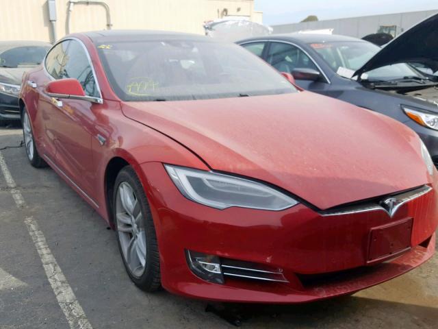 5YJSA1E25GF149750 - 2016 TESLA MODEL S Կարմիր լուսանկար 1