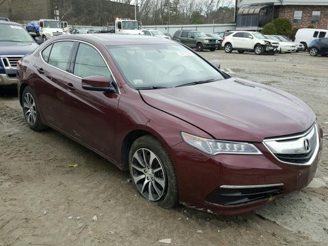 19UUB1F32GA004480 - 2016 ACURA TLX BURGUNDY photo 1