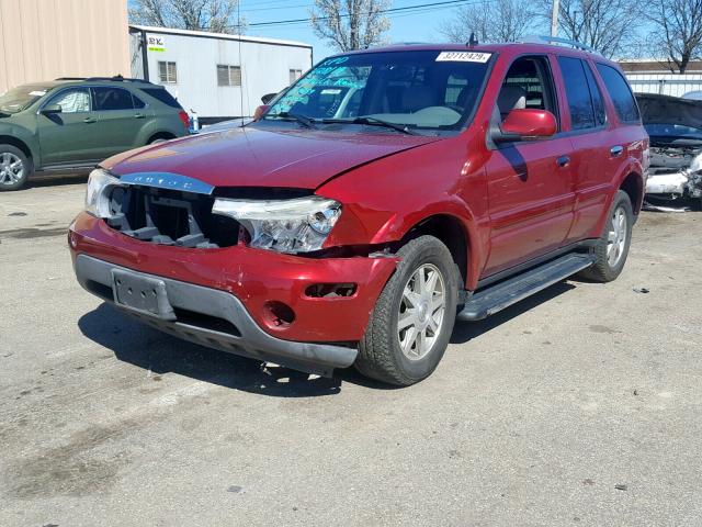 5GADT13S462339659 - 2006 BUICK RAINIER CX RED photo 2