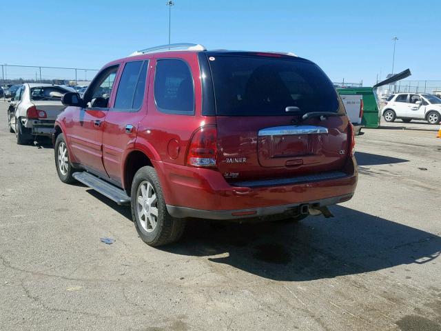 5GADT13S462339659 - 2006 BUICK RAINIER CX RED photo 3