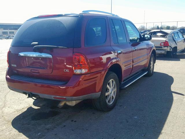 5GADT13S462339659 - 2006 BUICK RAINIER CX RED photo 4