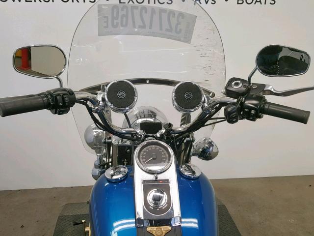 1HD1BWB176Y066433 - 2006 HARLEY-DAVIDSON FLSTCI BLUE photo 8