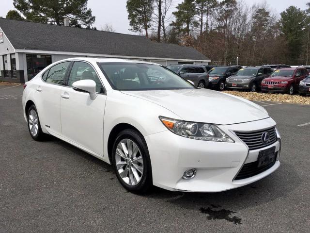 JTHBW1GG6E2041436 - 2014 LEXUS ES 300H WHITE photo 1