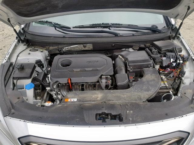 5NPE34AF6FH254184 - 2015 HYUNDAI SONATA SPO SILVER photo 7