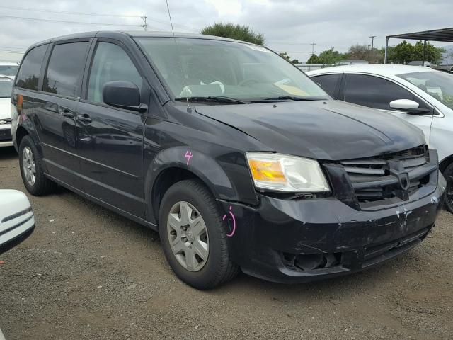 2D8HN44EX9R621039 - 2009 DODGE CARAVAN BLACK photo 1