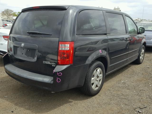 2D8HN44EX9R621039 - 2009 DODGE CARAVAN BLACK photo 4