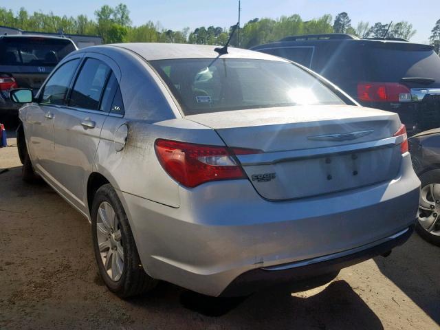 1C3CCBBB2CN124684 - 2012 CHRYSLER 200 TOURIN SILVER photo 3