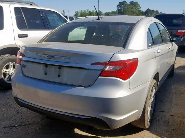 1C3CCBBB2CN124684 - 2012 CHRYSLER 200 TOURIN SILVER photo 4