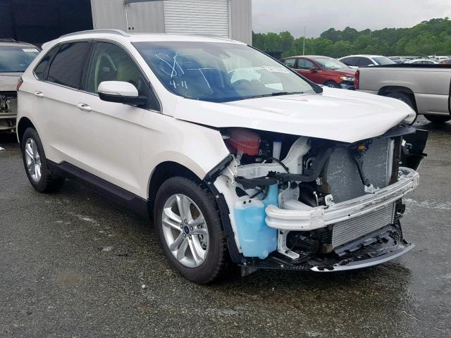 2FMPK3J92KBB24503 - 2019 FORD EDGE SEL WHITE photo 1