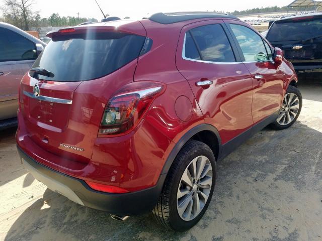 KL4CJASB3KB703592 - 2019 BUICK ENCORE PREFERRED  photo 4