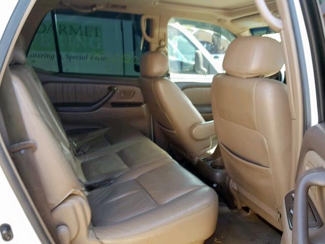 5TDBT48A23S153050 - 2003 TOYOTA SEQUOIA LI WHITE photo 6